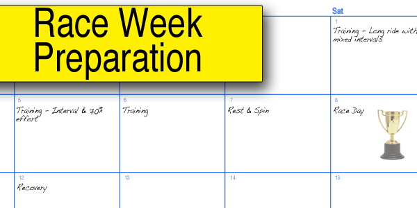 Race Week Preparation